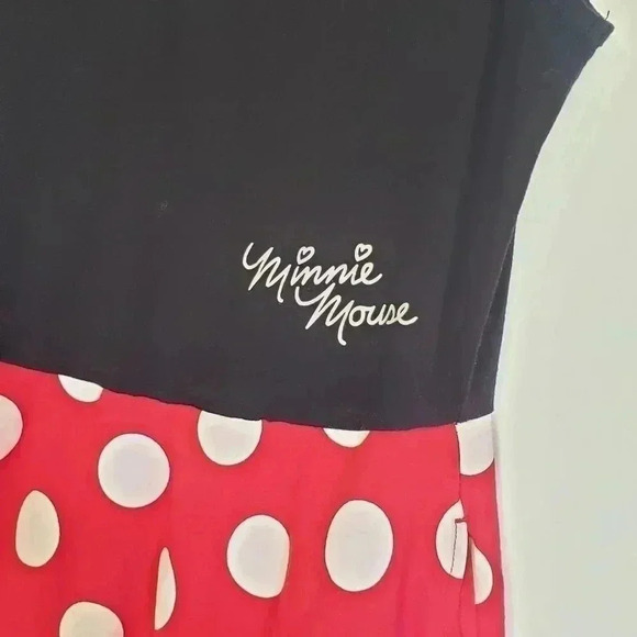 Disney Minnie mouse dress girls size small juniors size with pockets - Picture 2 of 5